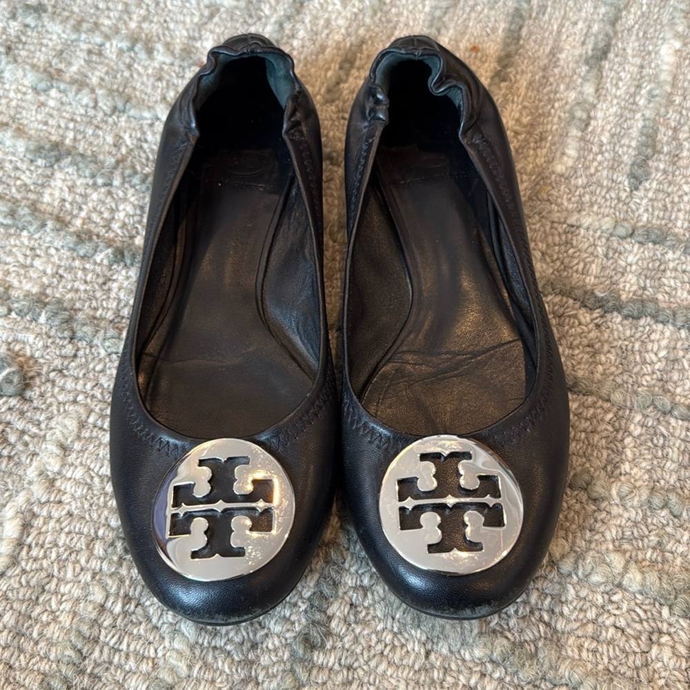 Tory Burch Reva Black ballet flats size 7.5